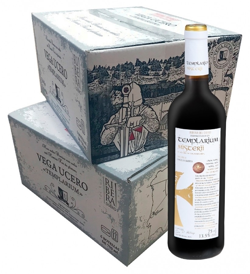 Templarium Misterii Roble 750ml. Caja 6 botellas