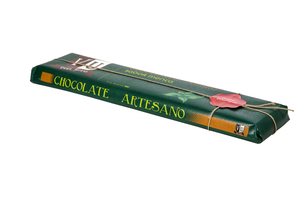 Chocolate Negro artesanos con menta. Lingote de 300 grs