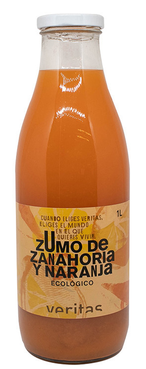 Zumo de Naranja y Zanahoria EcolÃ³gico 1 Litro