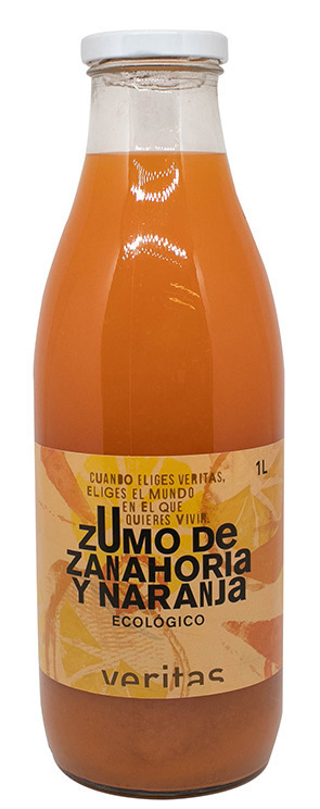 Zumo de Naranja y Zanahoria Ecológico 1 Litro