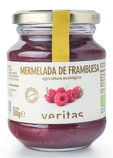 Mermelada de Frambuesa ecológica 330 grs